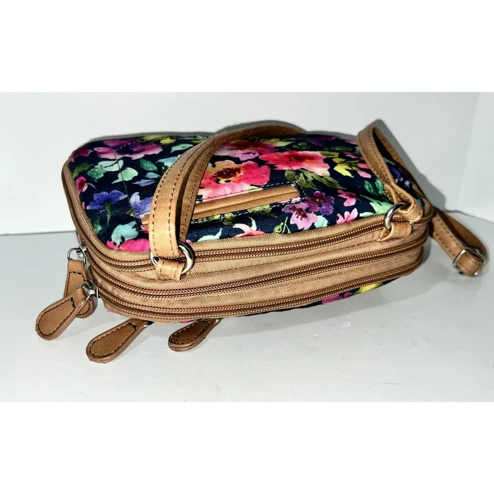 MultiSac Zippy Triple Compartment Crossbody Bag